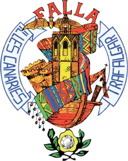 Escut de la Falla Illes Canàries – Trafalgar